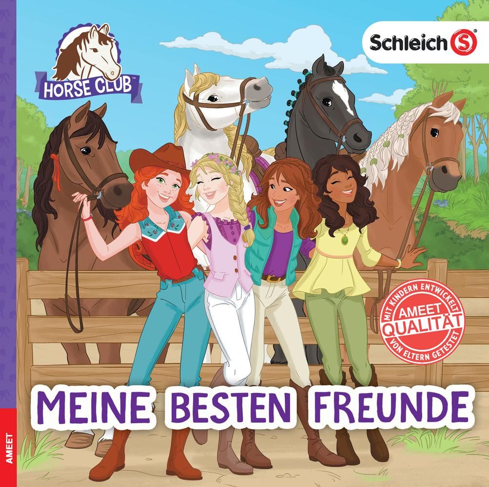 schleich® Horse Club™ - Meine besten Freunde Eintragbuch 19,5 x 19,5 cm, schleich® Horse Club