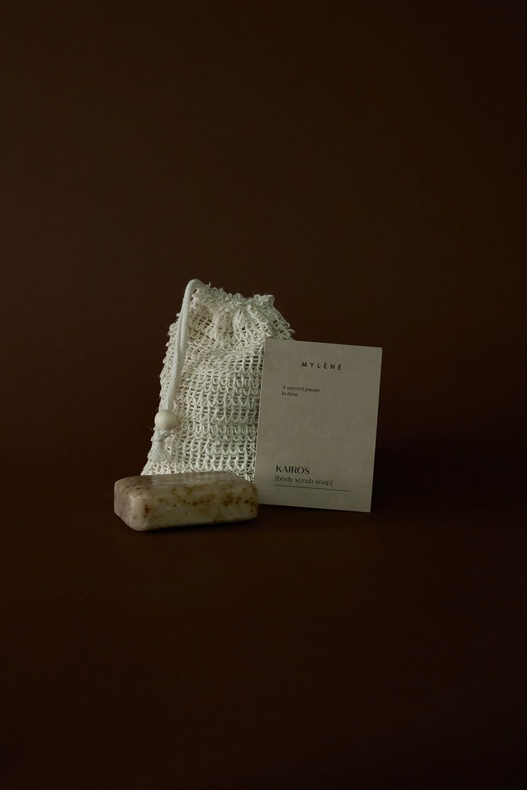 Kairos Body Scrub Soap – Milde Körperpeeling-Seife mit Kaffee & Bambus