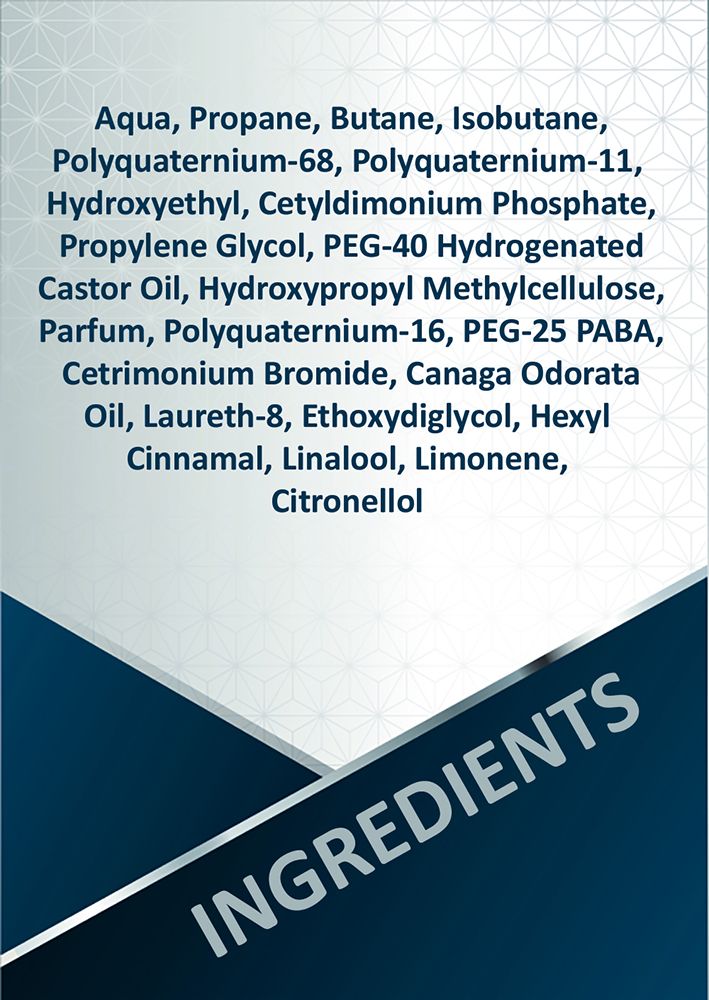 Style und Pflege Volumen Mousse Haarschaum | Der Schaumfestiger bietet dem Haar Stabilität u