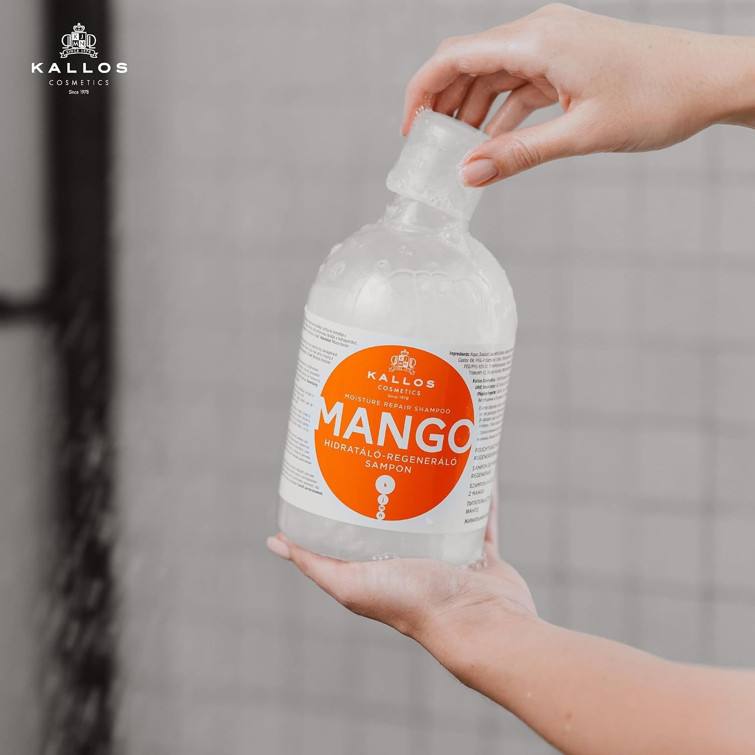 Kallos Cosmetics Mango Feuchtigkeits- und Regenerierendes Shampoo, 250ml.