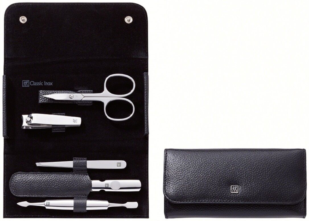 Zwilling Classic Maniküre Set 5tlg. mit Nagelknipser in Schwarz Maniküre-Set