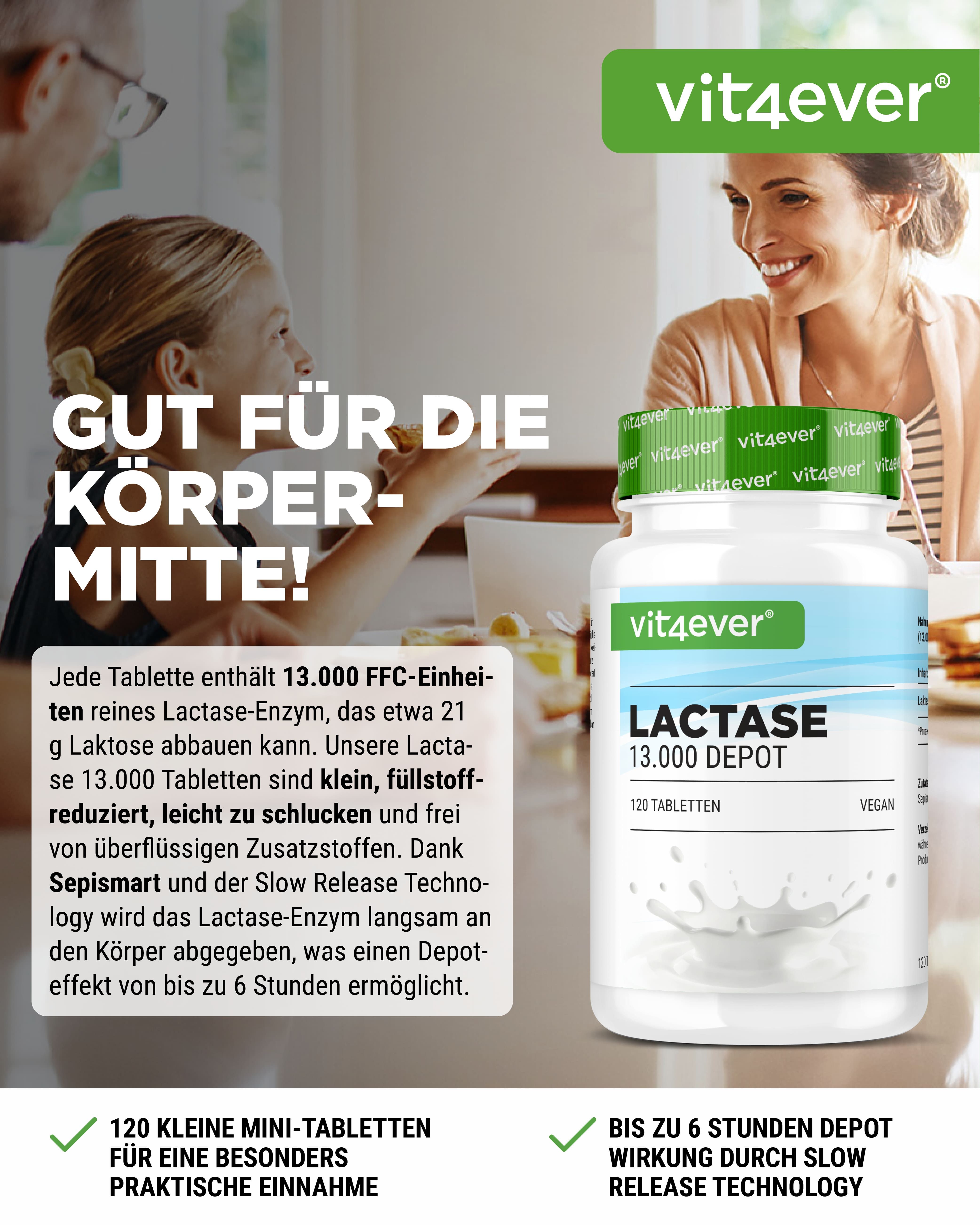 vit4ever Laktase Depot 13.000