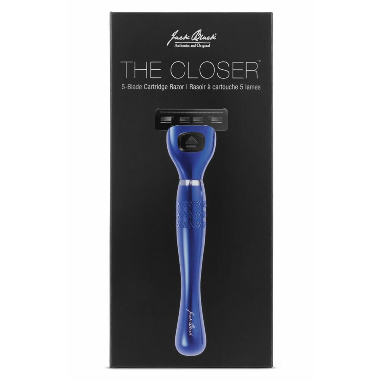 Jack Black, The Closer 5-Blade Cartridge Razor 1 Razor + 2 Cartridge