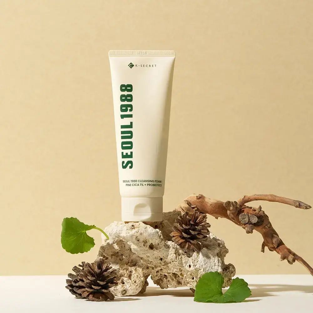 K-SECRET Seoul 1988 Cleansing Foam Pine Cica 1% + Probiotics Gesichtsreiniger