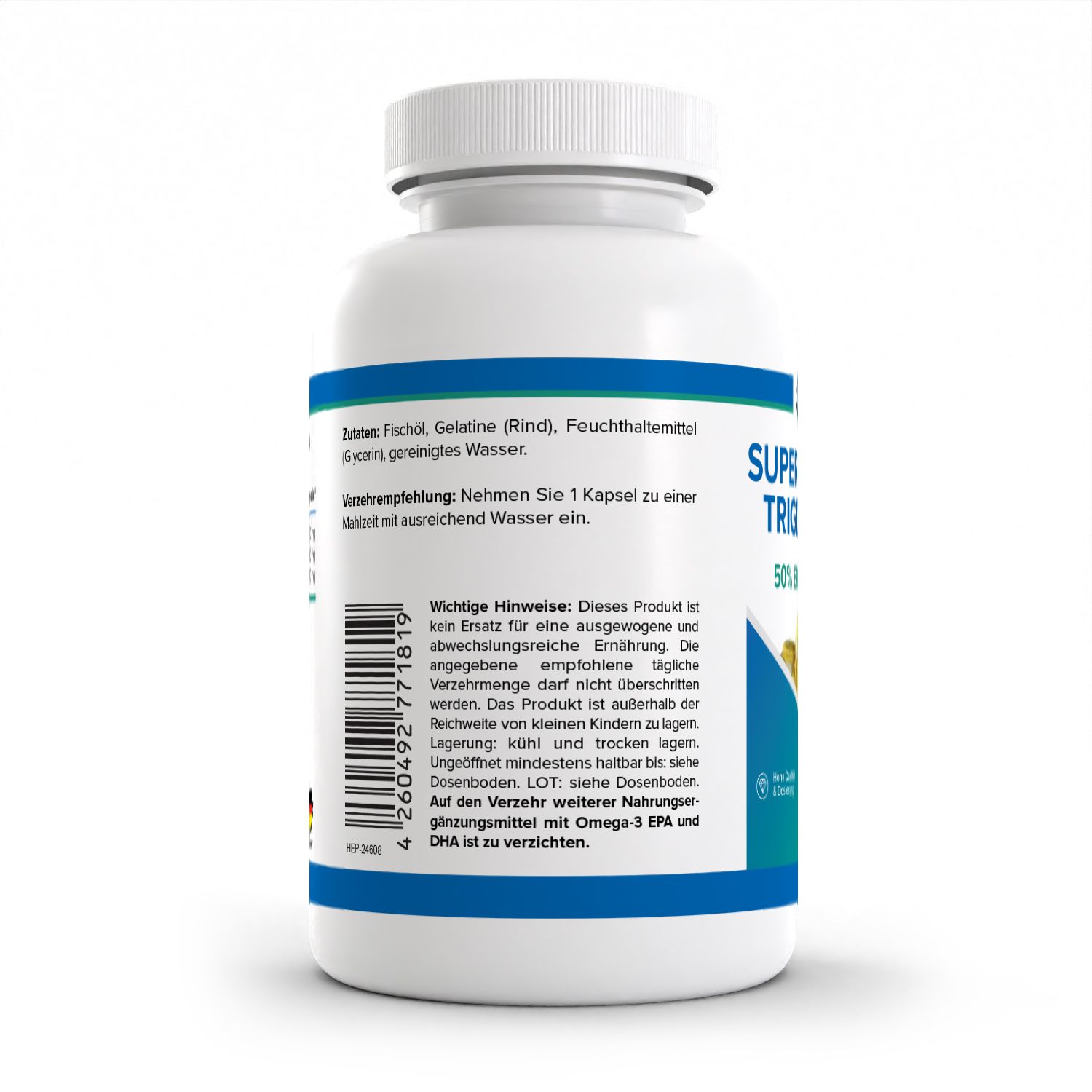 HEALTH+ SUPER OMEGA 3 TRIGLYCERIDE FISCHÖL