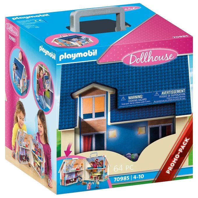 Playmobil Dollhouse Casa delle Bambole Portatile