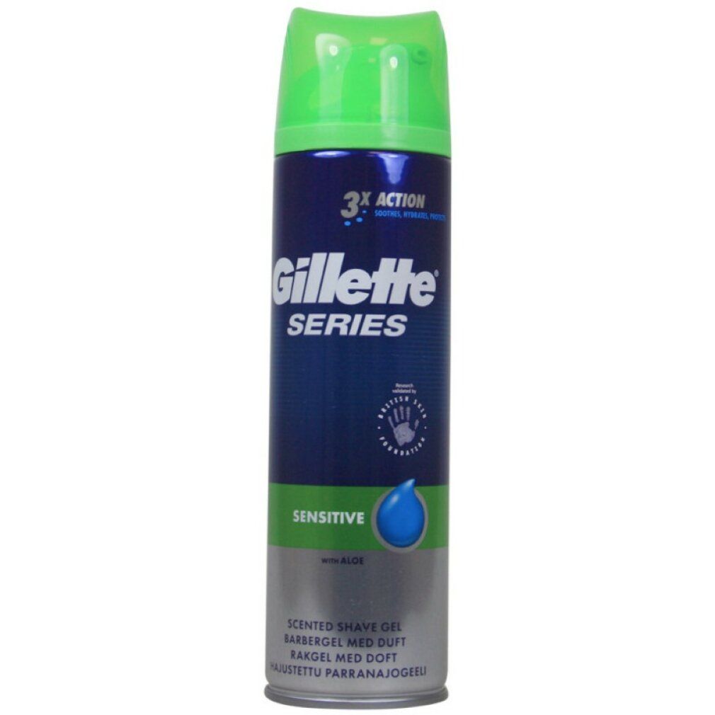 Gillette Serie Sensitive Rasierschaum Fuer Empfindliche Haut