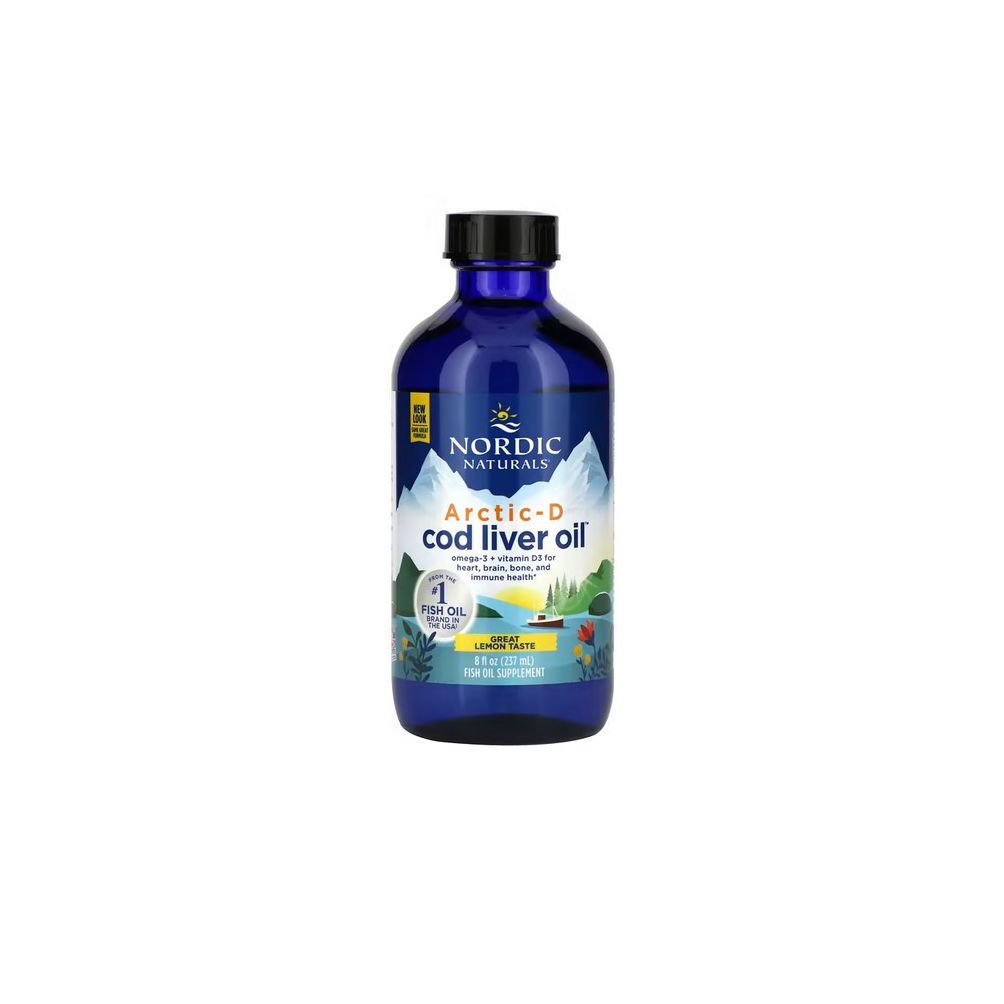 Nordic Naturals Arctic-D Lebertran Zitrone 237 ml