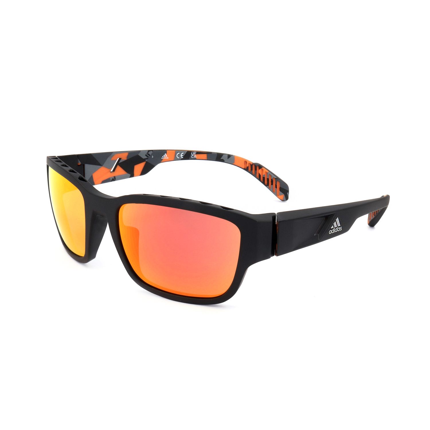 Adidas occhiali da sole uomo SP0007 black orange