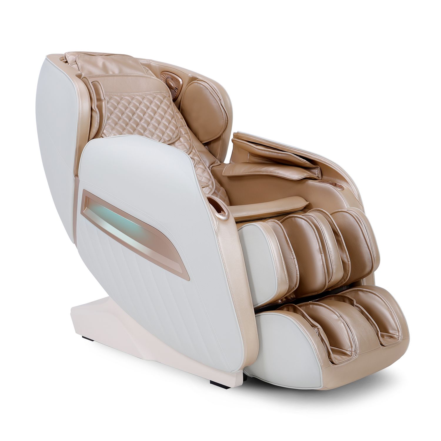 NAIPO Massagesessel Shiatsu Zero-Gravity Massagestuhl Wärmetherapie 3D Surround-Sound USB