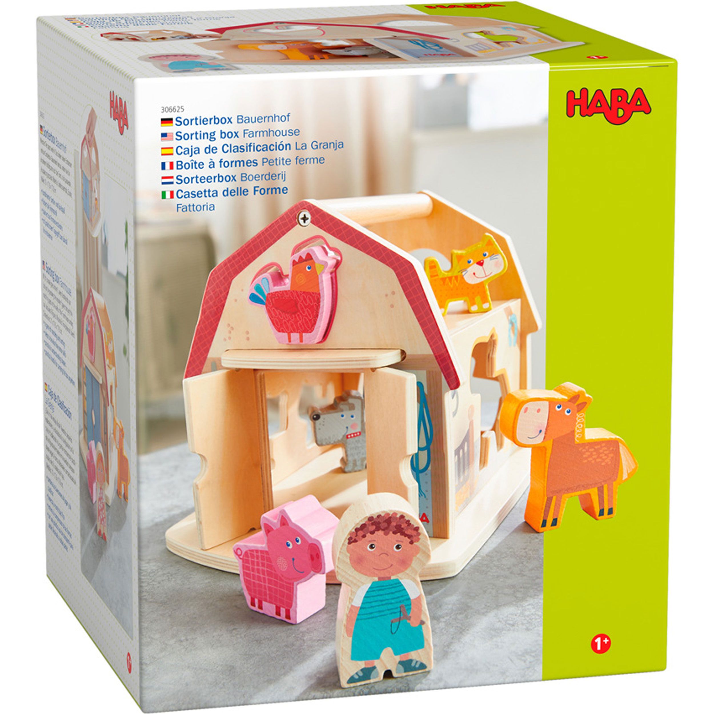 Haba Sortierbox Bauernhof, Stortierspiel, ab 12 Monaten 1 St
