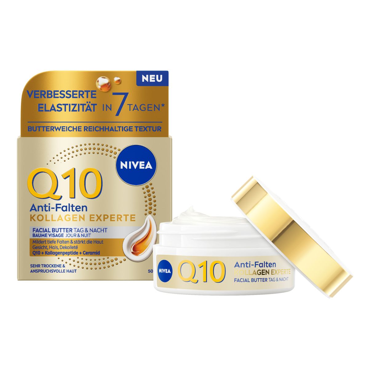 Nivea Q10 Facial Butter Anti-Wrinkle Collagen Expert Day & Night 50 ml Creme