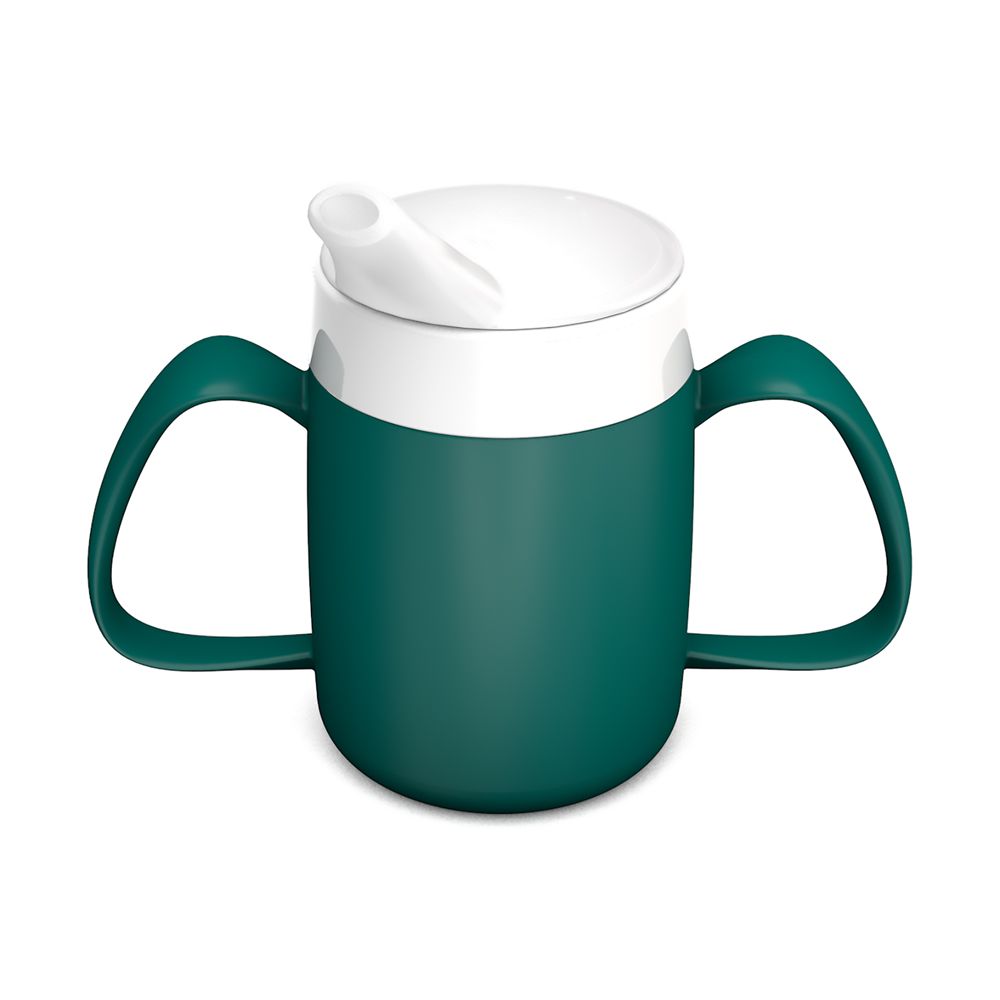 Ornamin 2-Henkel-Becher mit Trink-Trick Schnabelaufsatz großer Öffnung 1 St