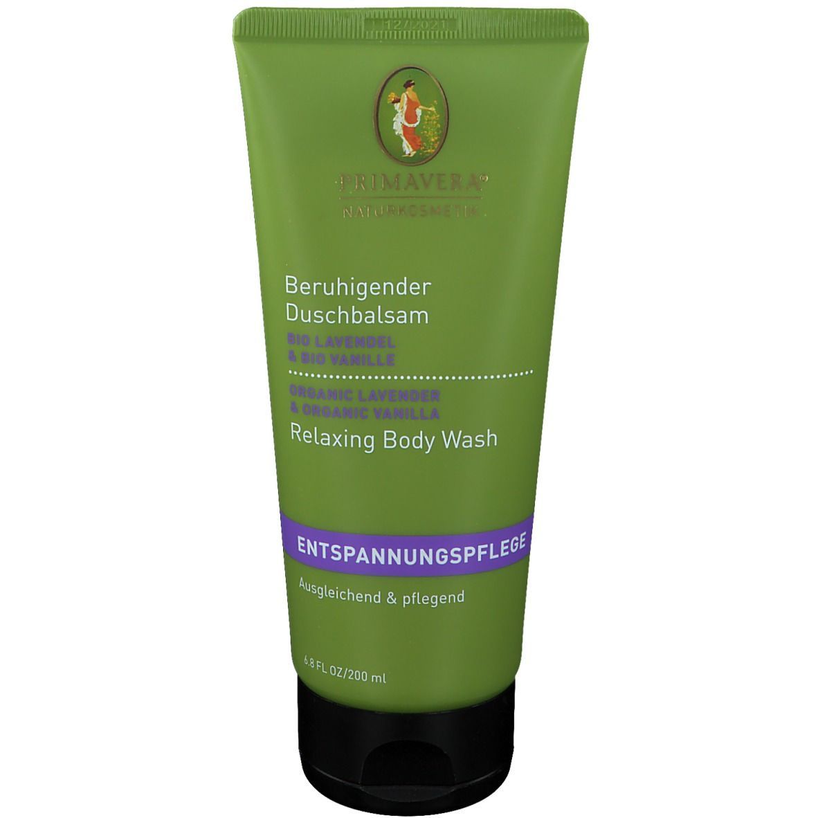PRIMAVERA® Beruhigender Duschbalsam Lavendel-Vanille