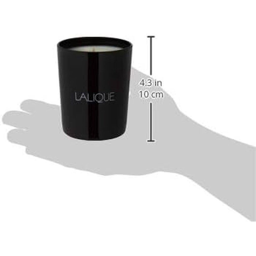 Schwarze Kerze. Aufschrift: LALIQUE. Höhe 4,3 Zoll (10 cm).
