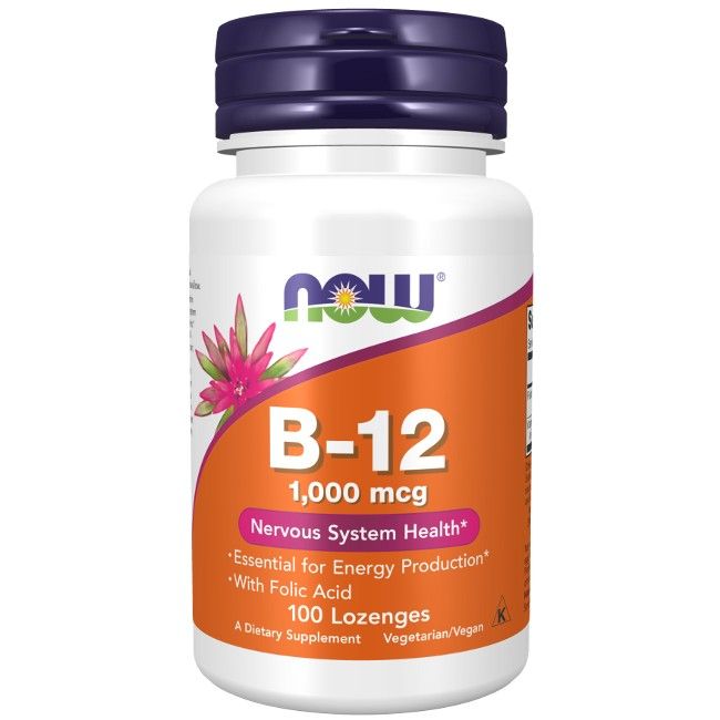 NOW FOODS Vitamina B-12 Cianocobalamina 1000 mcg