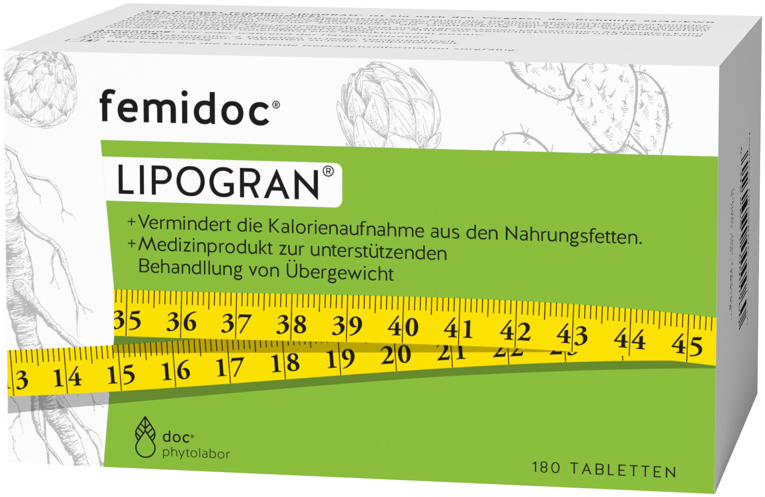 Femidoc TBL Lipogran Ueberge 180 St Tabletten