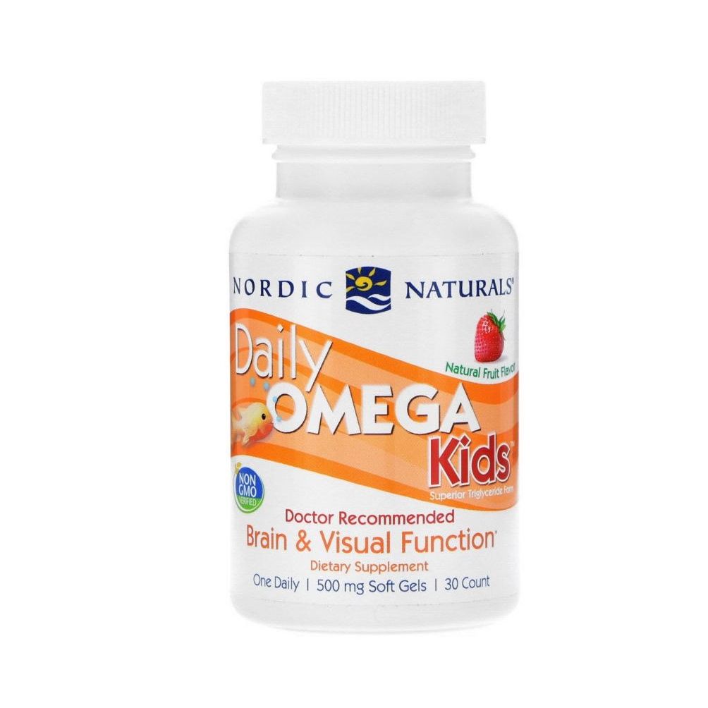 Nordic Naturals Daily Omega Kids, natürlicher Fruchtgeschmack 30 St
