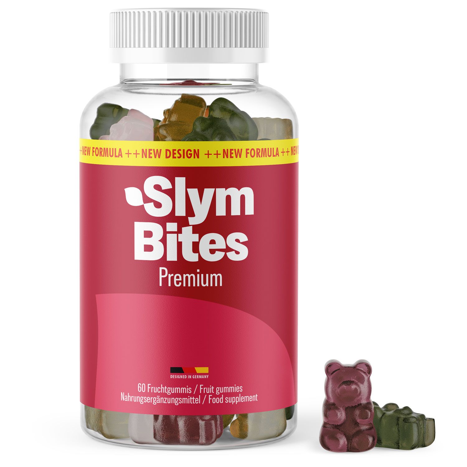 Slym Bites Premium Fruchtgummis 60 St Fruchtgummi