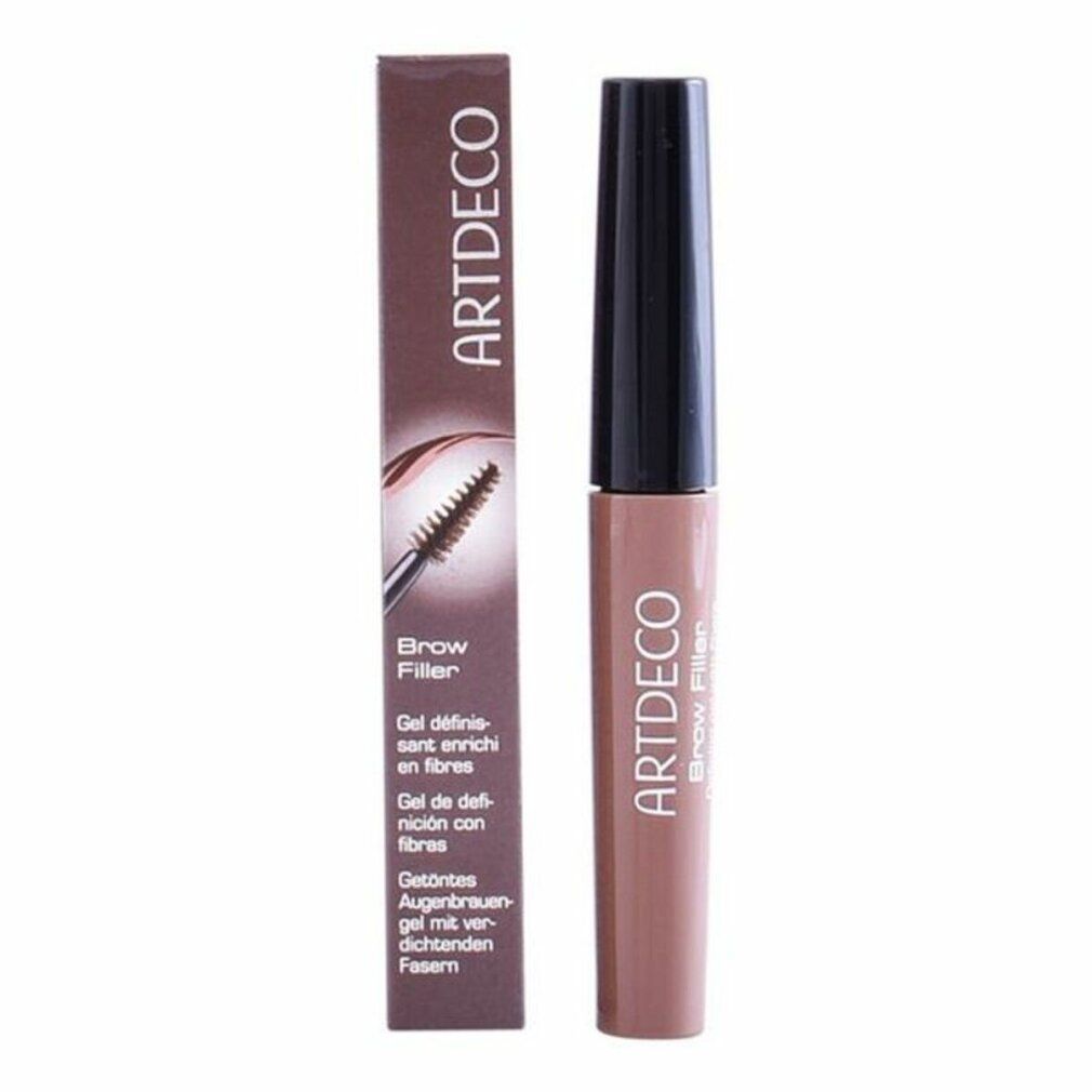 Artdeco Brow Filler. Tube und Verpackung. Produktname und Text auf der Verpackung und Tube.