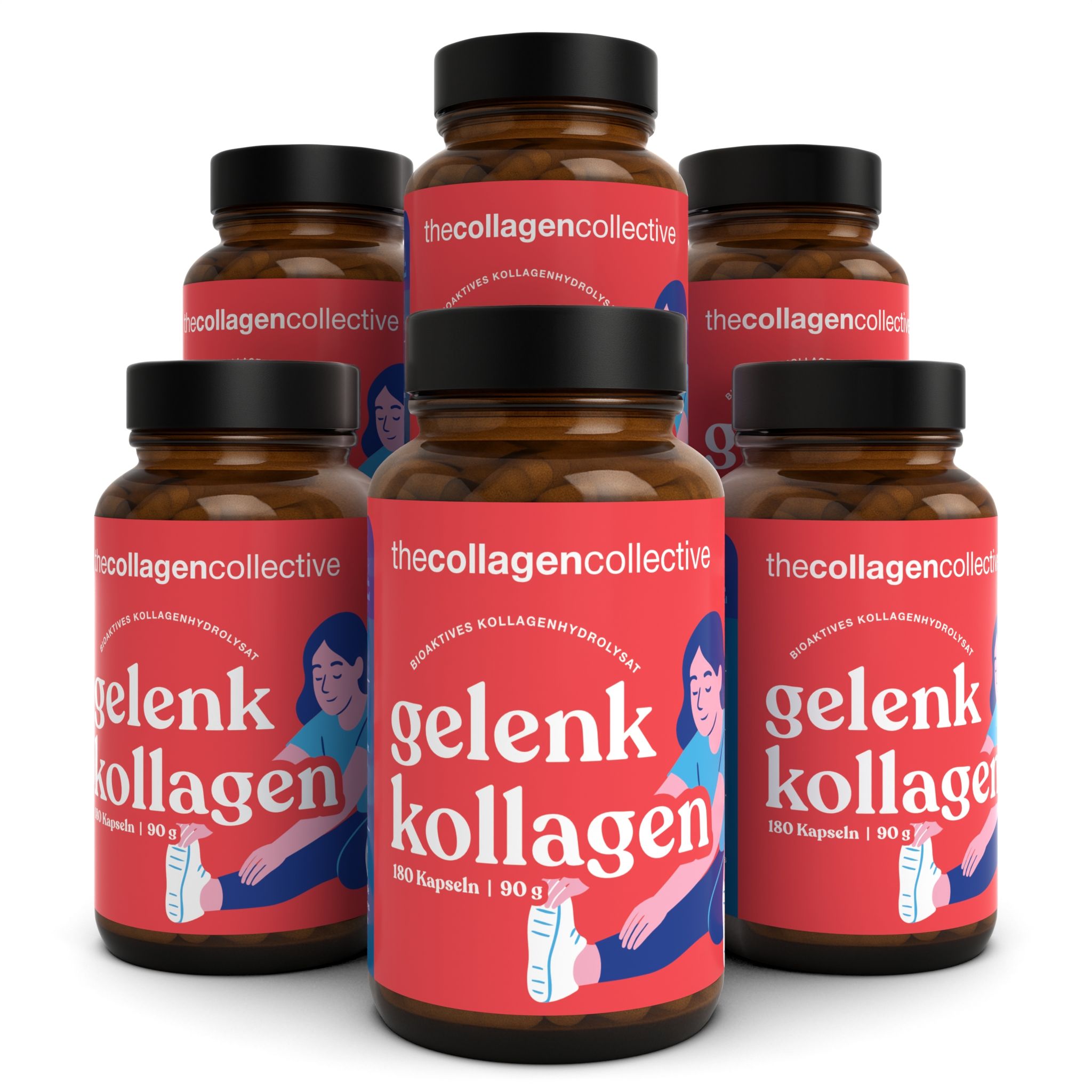 The Collagen Collective: Gelenk Kollagen Kapseln 6x180 St
