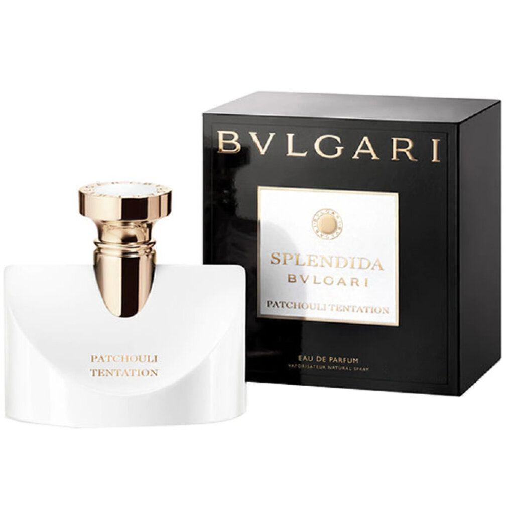 Bvlgari Splendida Patchouli Tentation Eau de Parfum mit Verpackung.