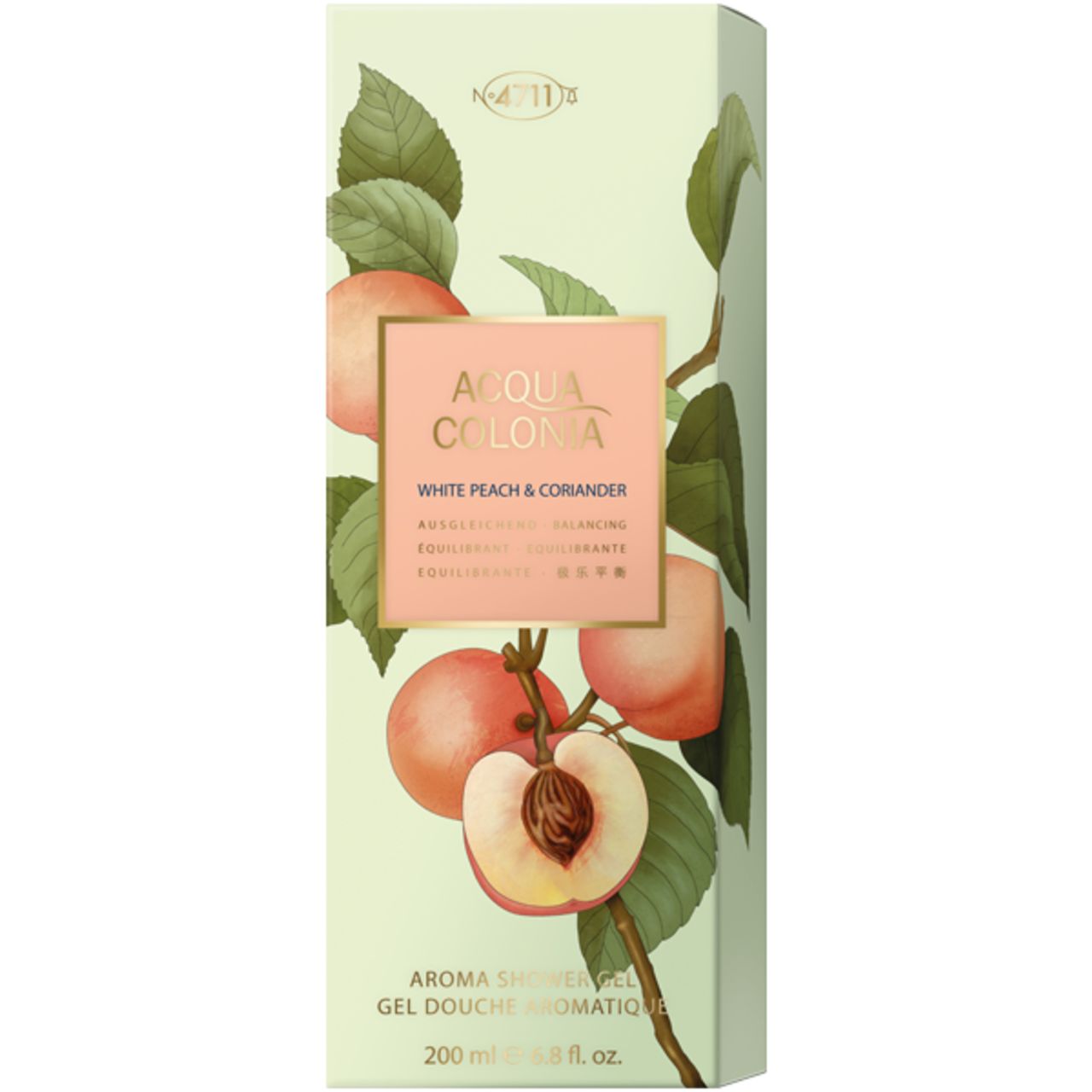 Acqua Colonia 4711 White Peach & Coriander Aroma Shower Gel