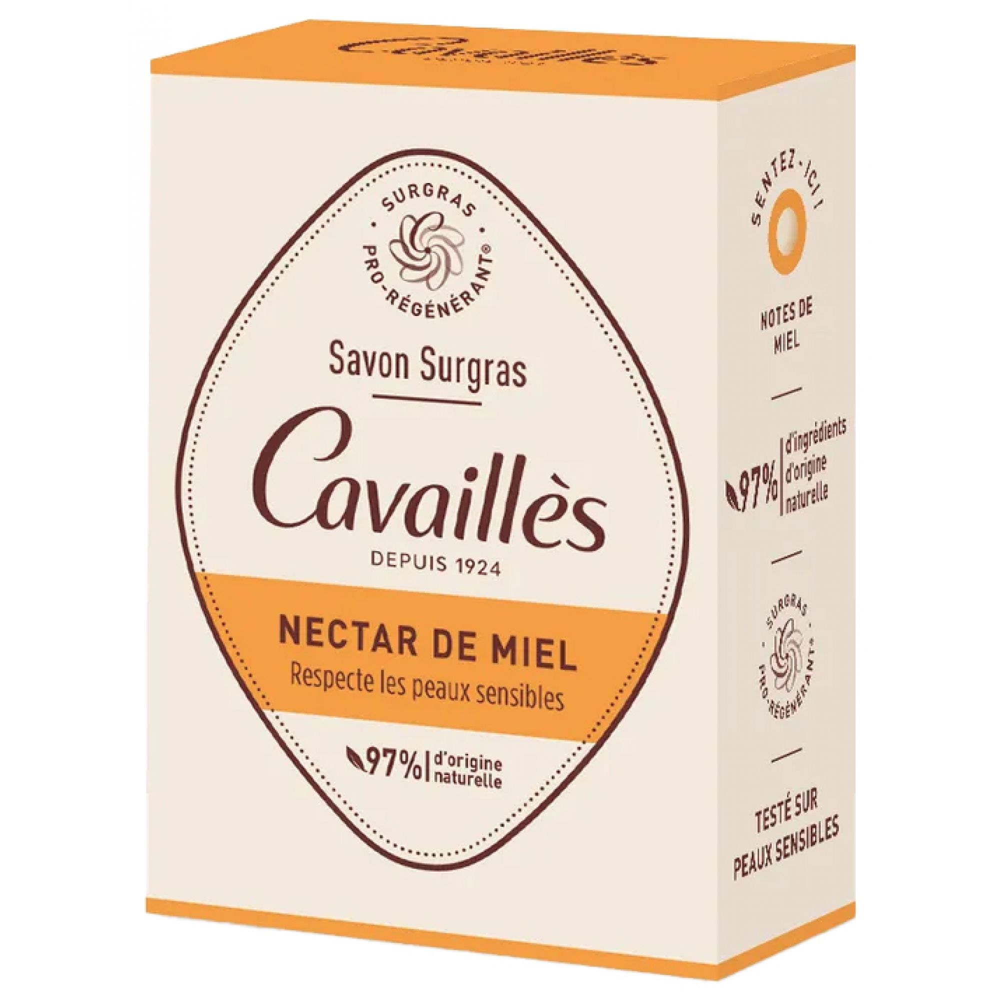 Cavaillès Surgras-Seife Honignektar 6,4x3,3x9,4 cm
