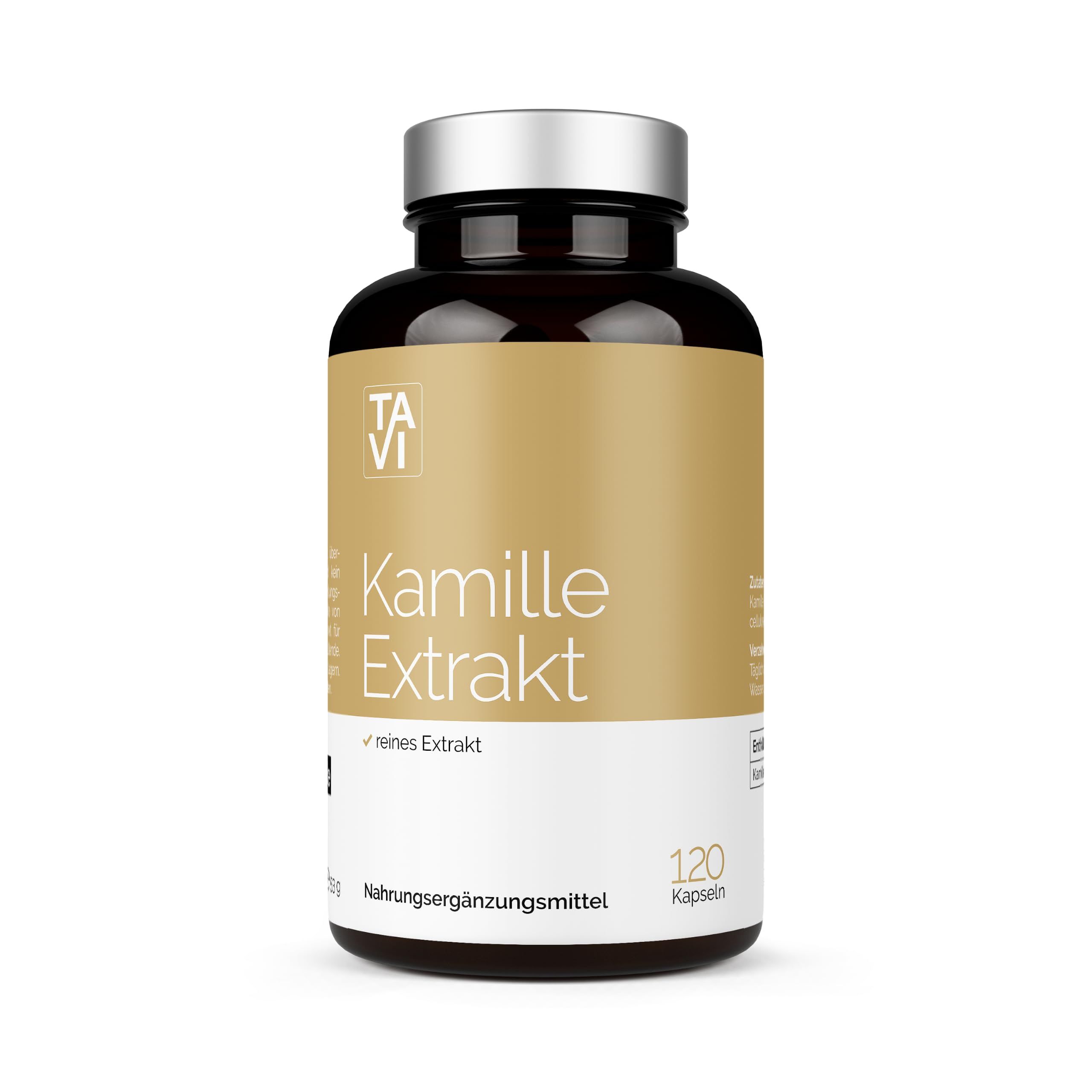 Tavi® Kamille Extrakt Kapseln (Kamillenblüten, Matricaria chamomilla) 53 g