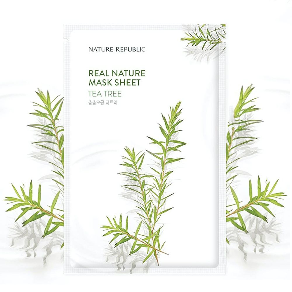 NATURE REPUBLIC Real Nature Tea Tree Sheet Face Mask