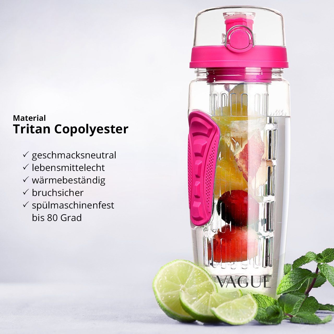 LA VAGUE VITALITY Trinkflasche mit Einsatz