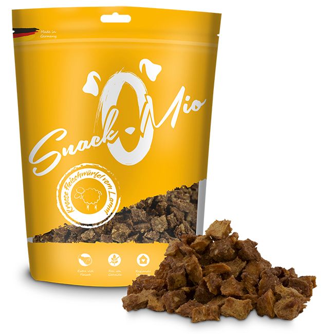 SnackOMio - Krosse Fleischwürfel vom Lamm