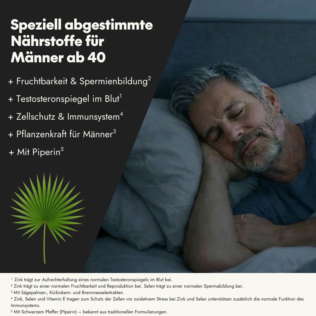 serotalin Active Men Prosta Formula – Für Testosteron², Fruchtbarkeit² & Spermienbildung³