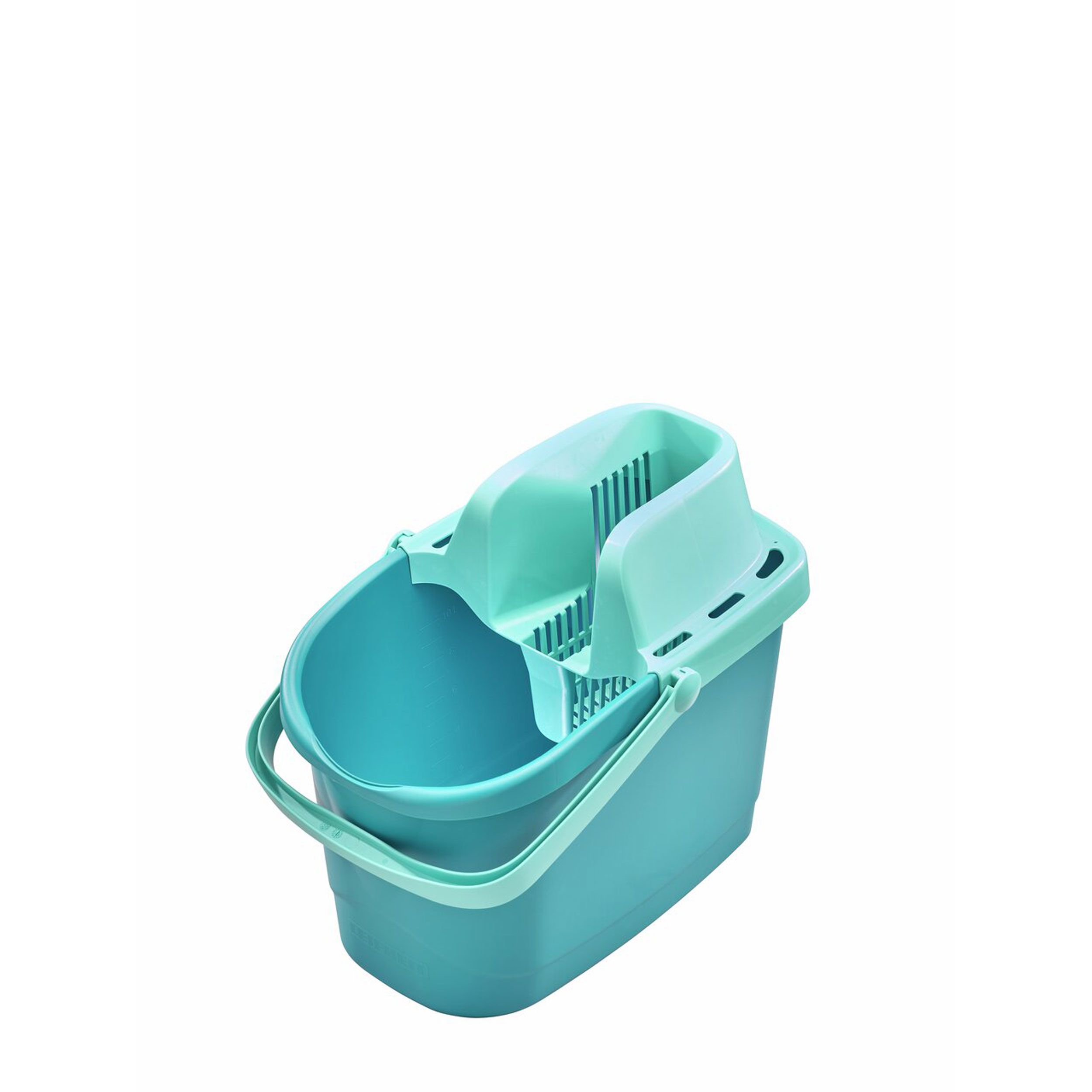 Leifheit Reinigungs-Set Combi Clean micro duo, Bodenwischer, Eimer, Pressaufsatz