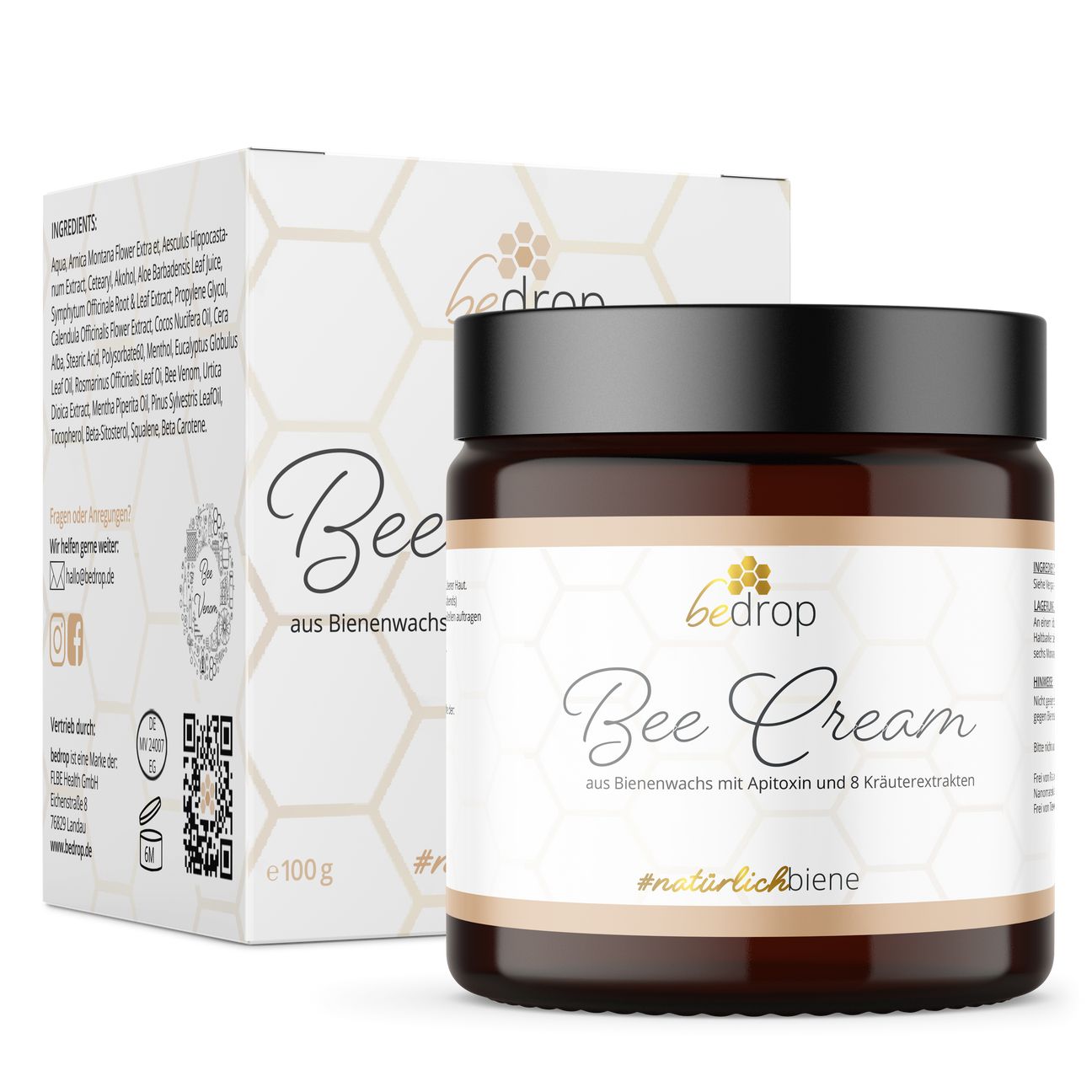 bedrop Bee Cream Bienengiftsalbe und 8 Kräuterextrakten 100 ml - shop ...