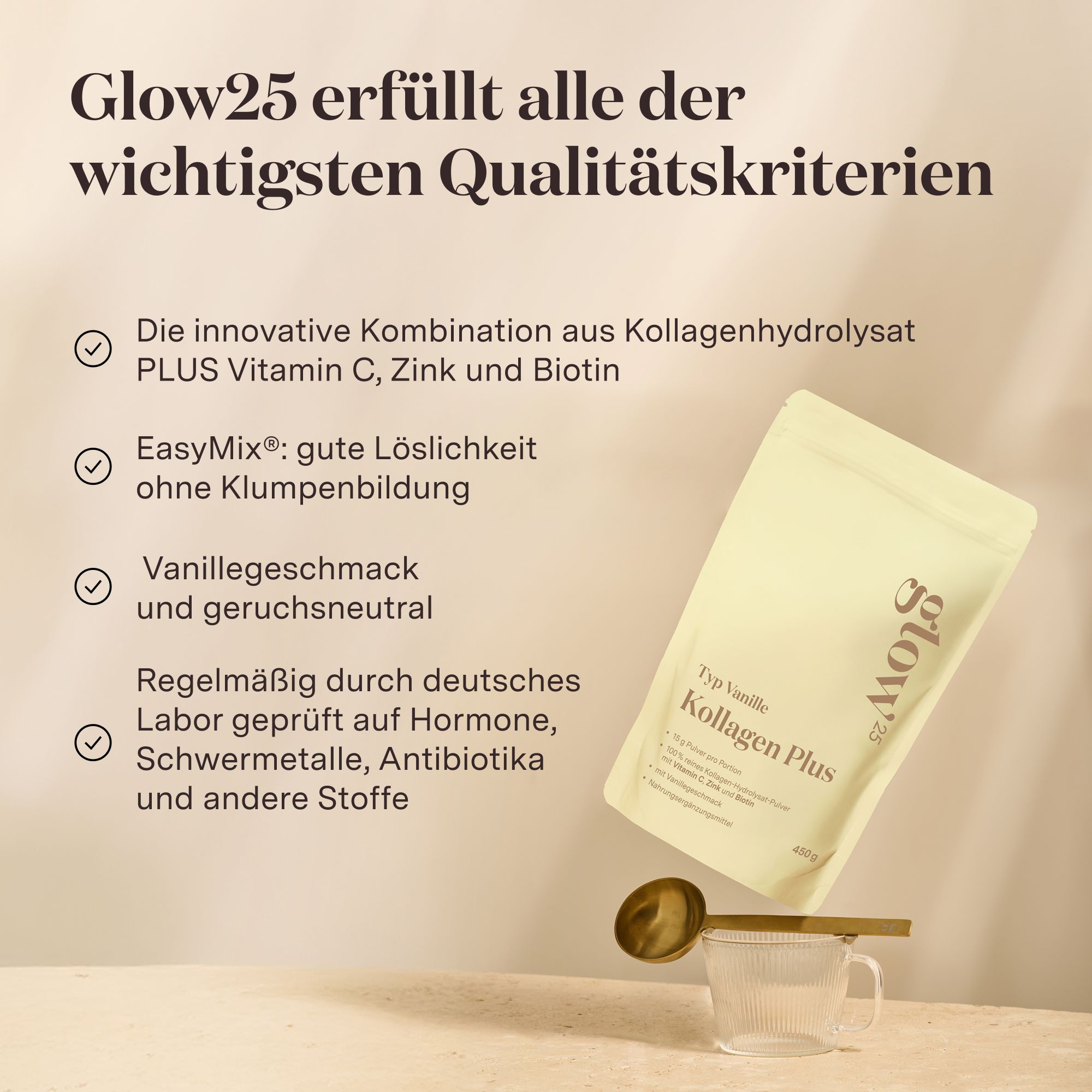 Glow25® Collagen Plus Typ Vanille