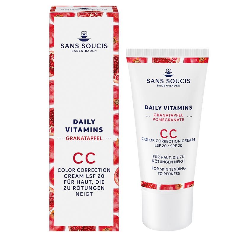 Sans Soucis DailyVitamins Granatapfel CC Cream Lsf20 Rötungen