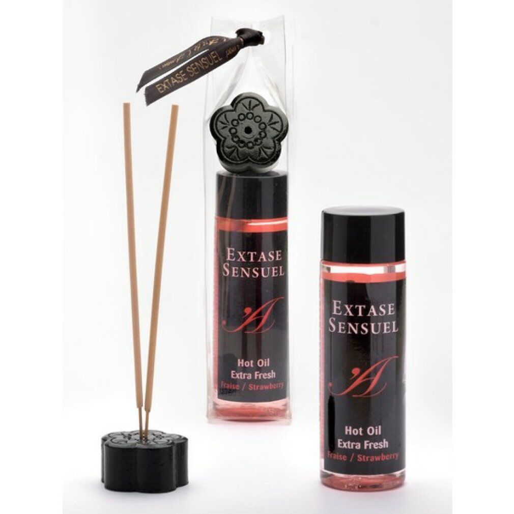 Extase Sensual - Massageöl mit frischem Erdbeereffekt 0,1 l