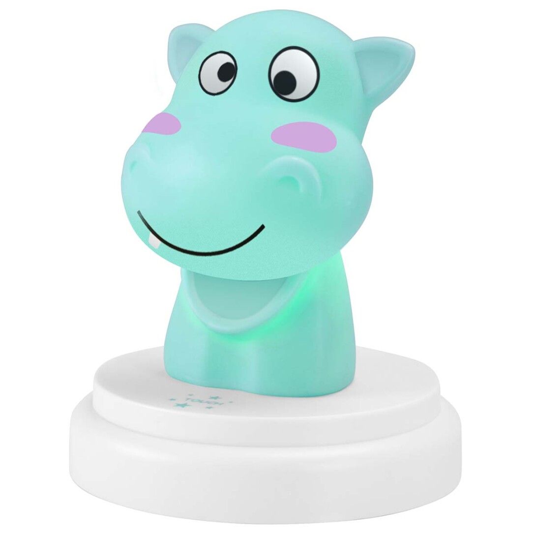 Alecto SILLY HIPPO LED Nachtlicht Nilpferd blau