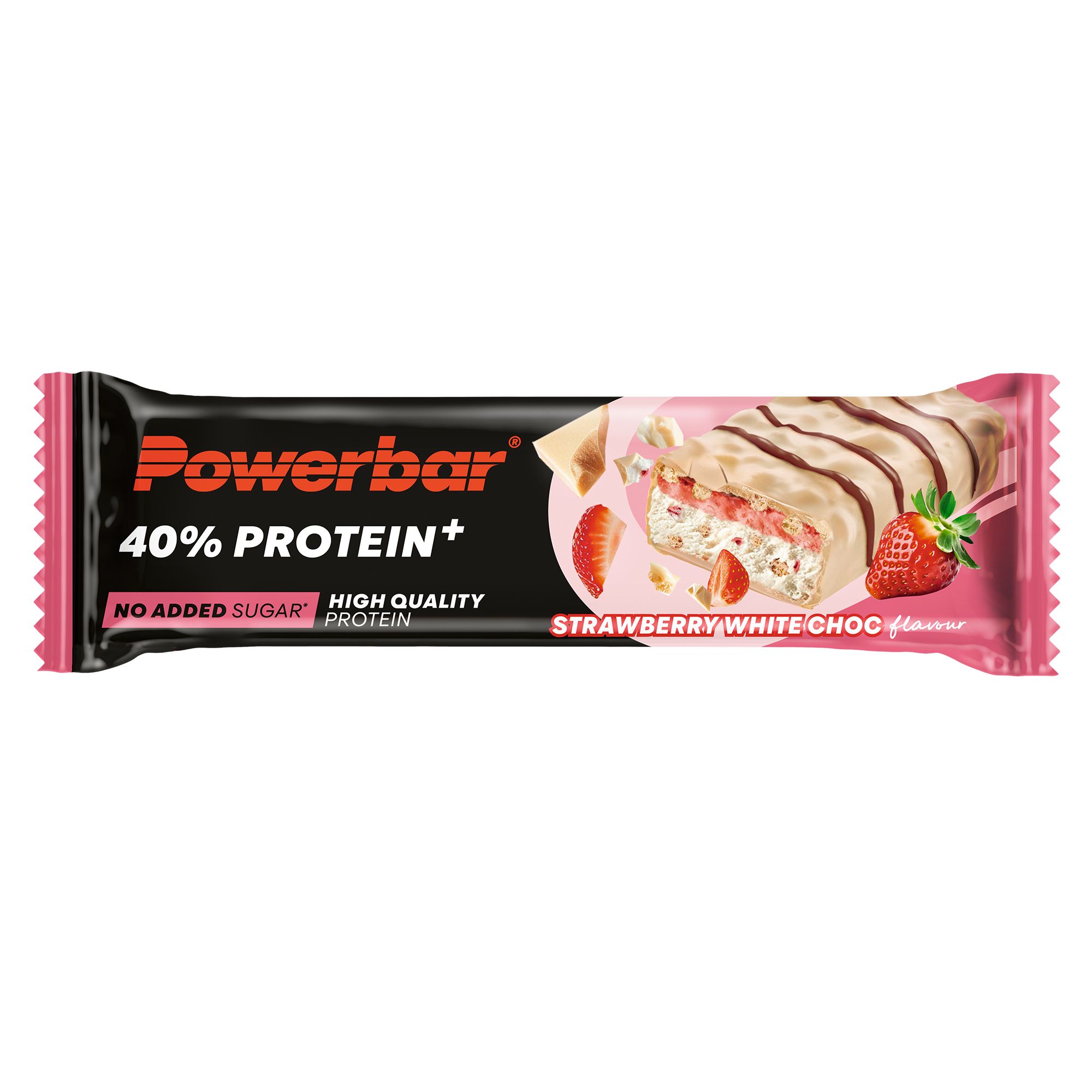 POWERBAR High Protein Riegel Strawberry White Choc 40% Protein + Crisp