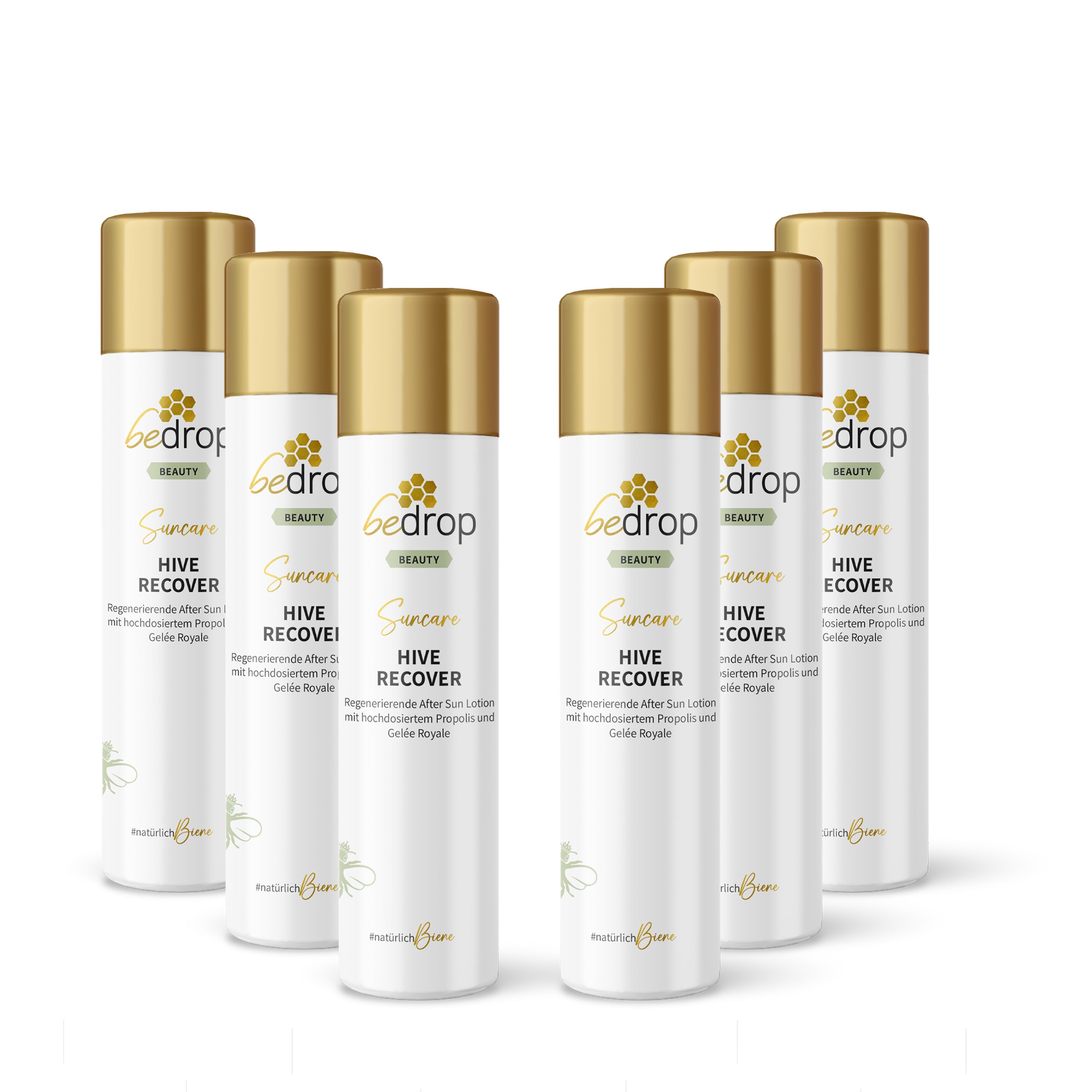 Vorteilsset: 6x HIVE RECOVER - After Sun Lotion mit hochdosiertem Gelée Royale & Propolis