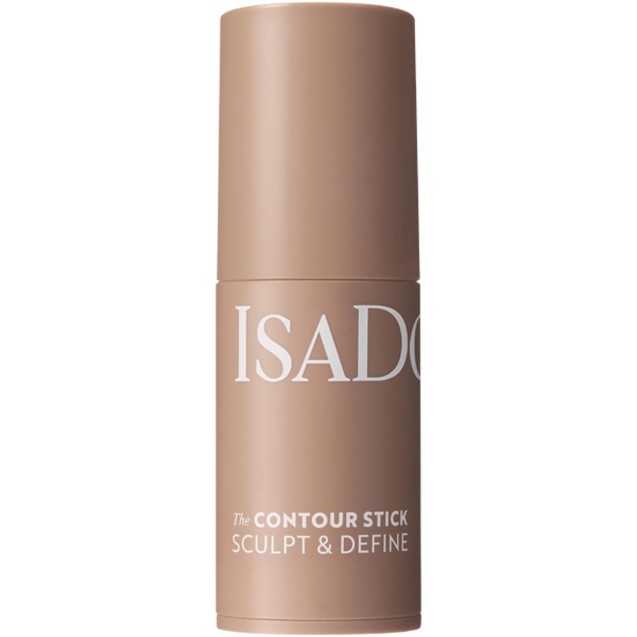IsaDora The Contour Stick. Beige-farbener Stift mit aufgesetztem Deckel. Aufschrift: The Contour Stick, Sculpt & Define.