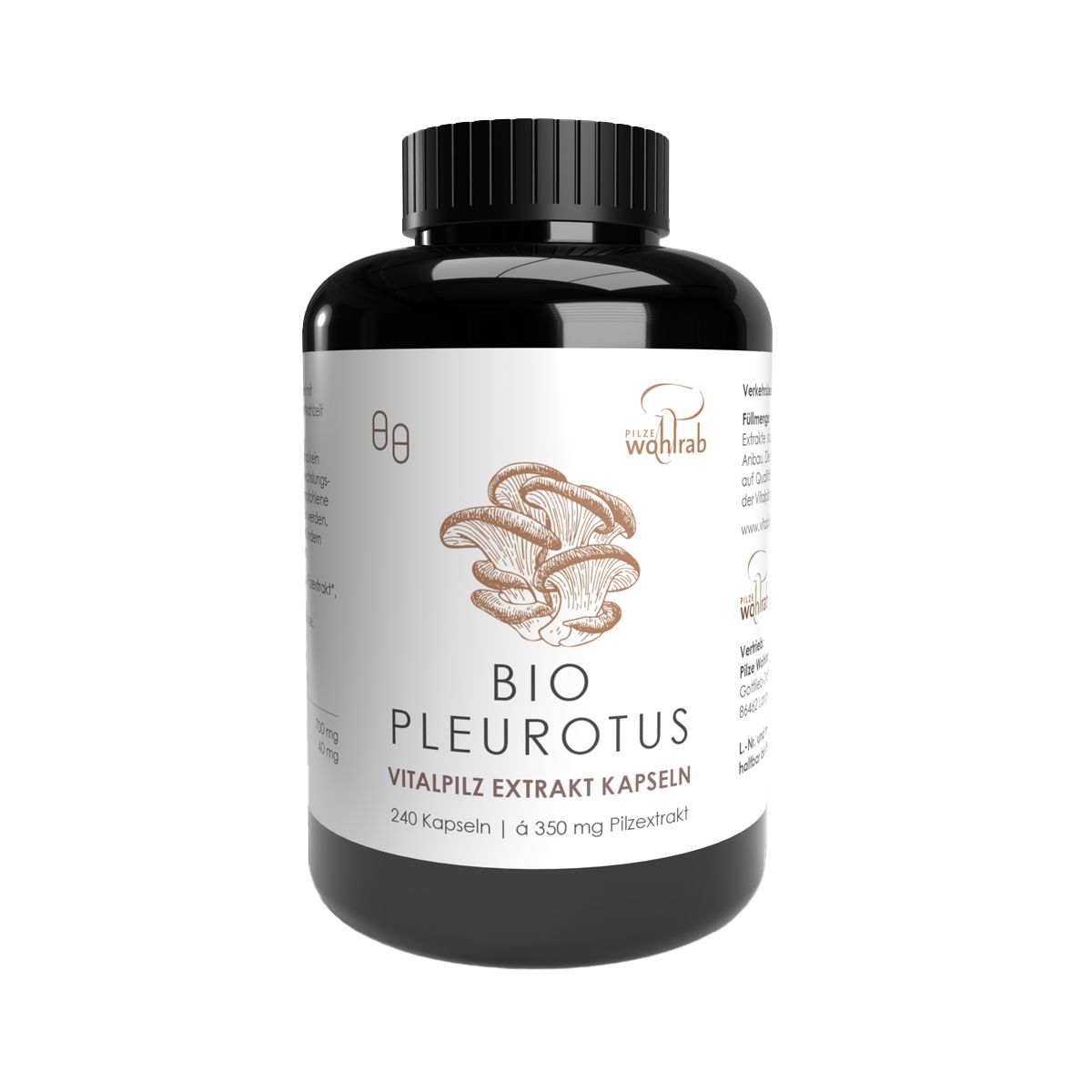 Pleurotus ostreatus Bio Extraktkapseln 1 St