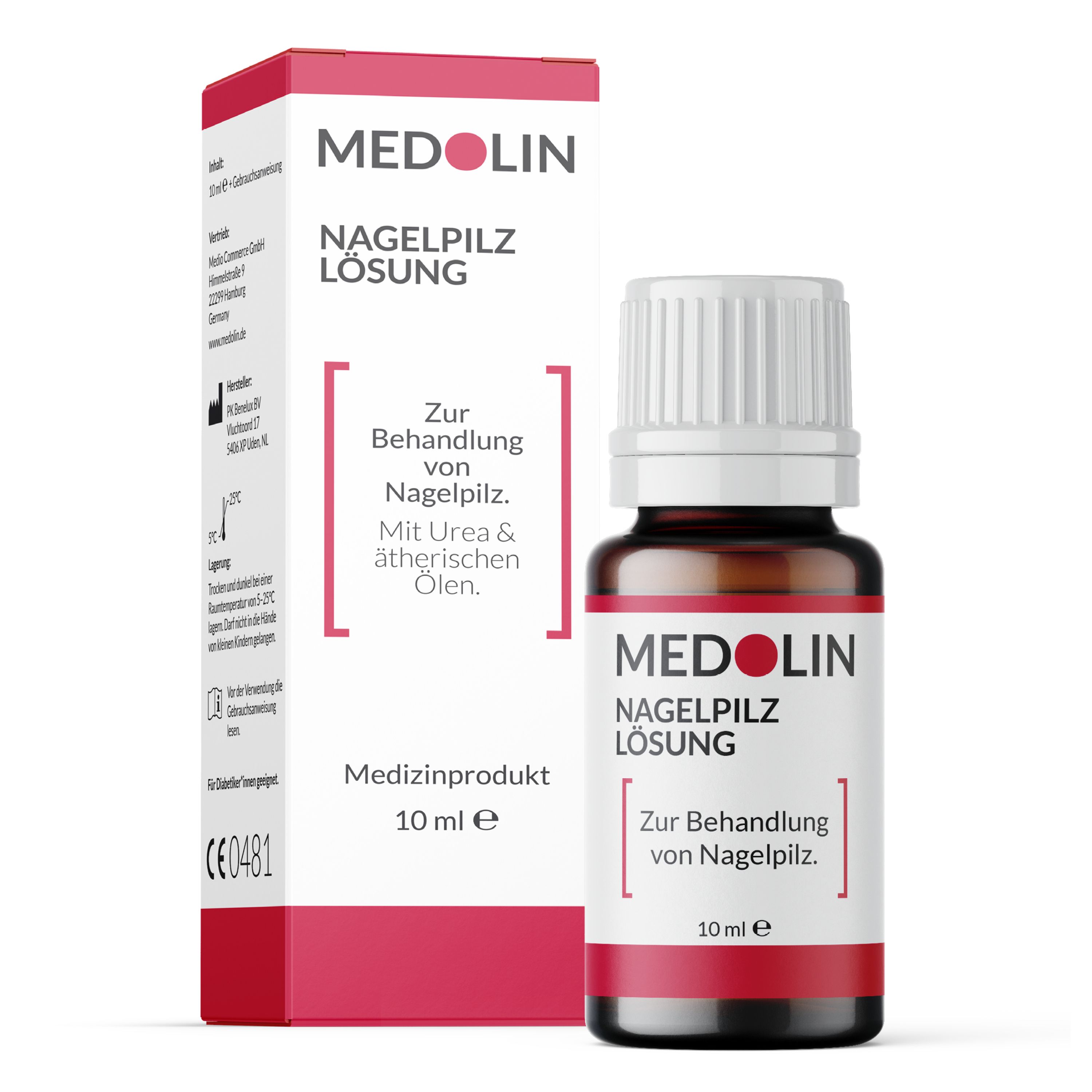 Medolin® Nagelpilz Lösung - Nagelpilz Lack - Effektive Nagelpilzkur - Nagelpilz Nagellack