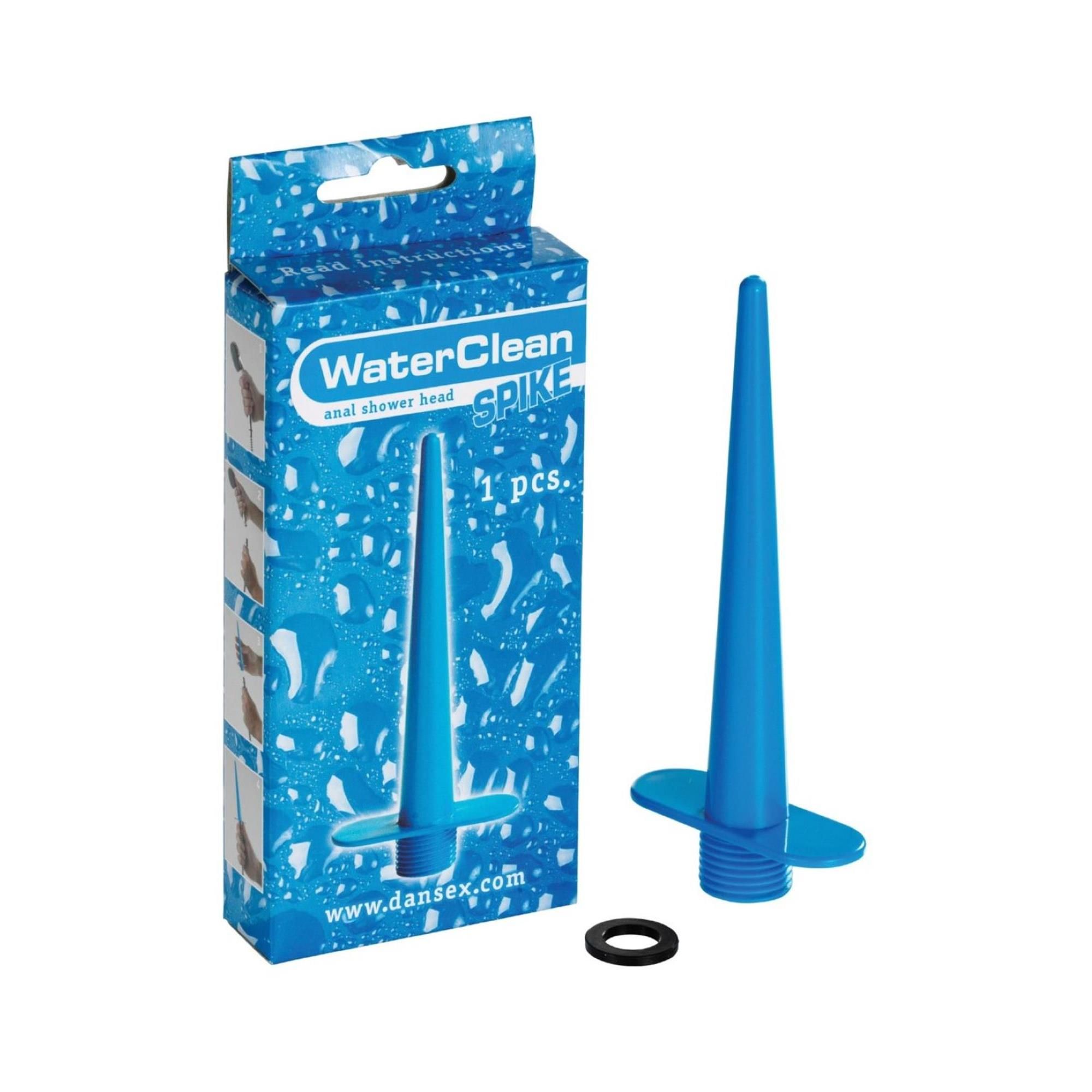 WaterClean Shower Head Spike blue