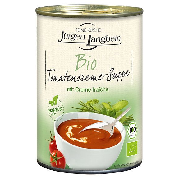 Jürgen Langbein BIO Tomatencreme-Suppe, vegetarisch