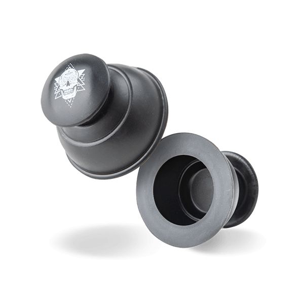 Matchu Sports - Massage Schröpfset mit Skull Design 4 Schröpfgläser aus Silikon Cupping set St