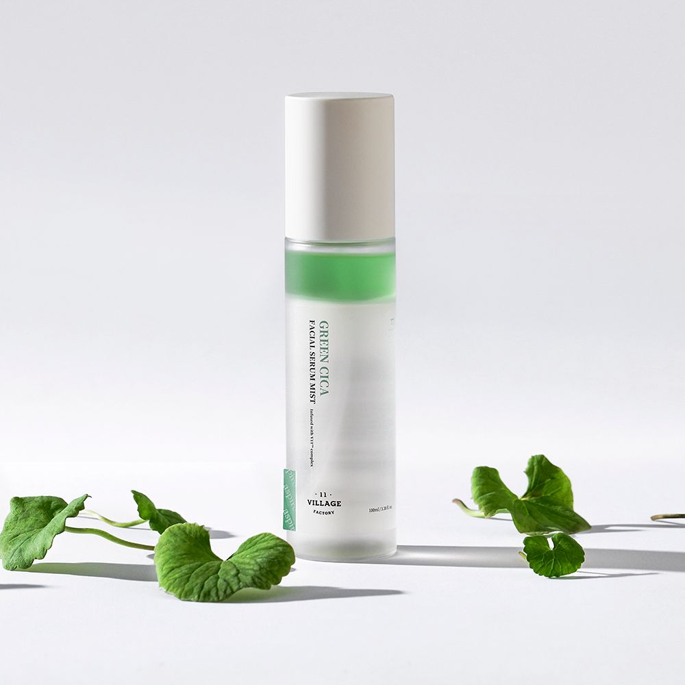 VILLAGE 11 FACTORY Fresh Dewy Green Cica Facial Serum Calming Face Serum