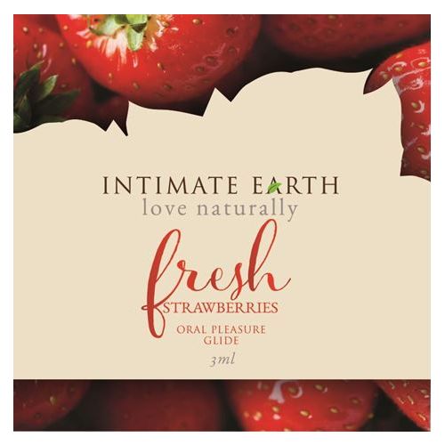 Intimate Earth *Fresh Strawberries* bio-veganes Gleitgel mit Wärme-Effekt und Erdbeer-Geschmack
