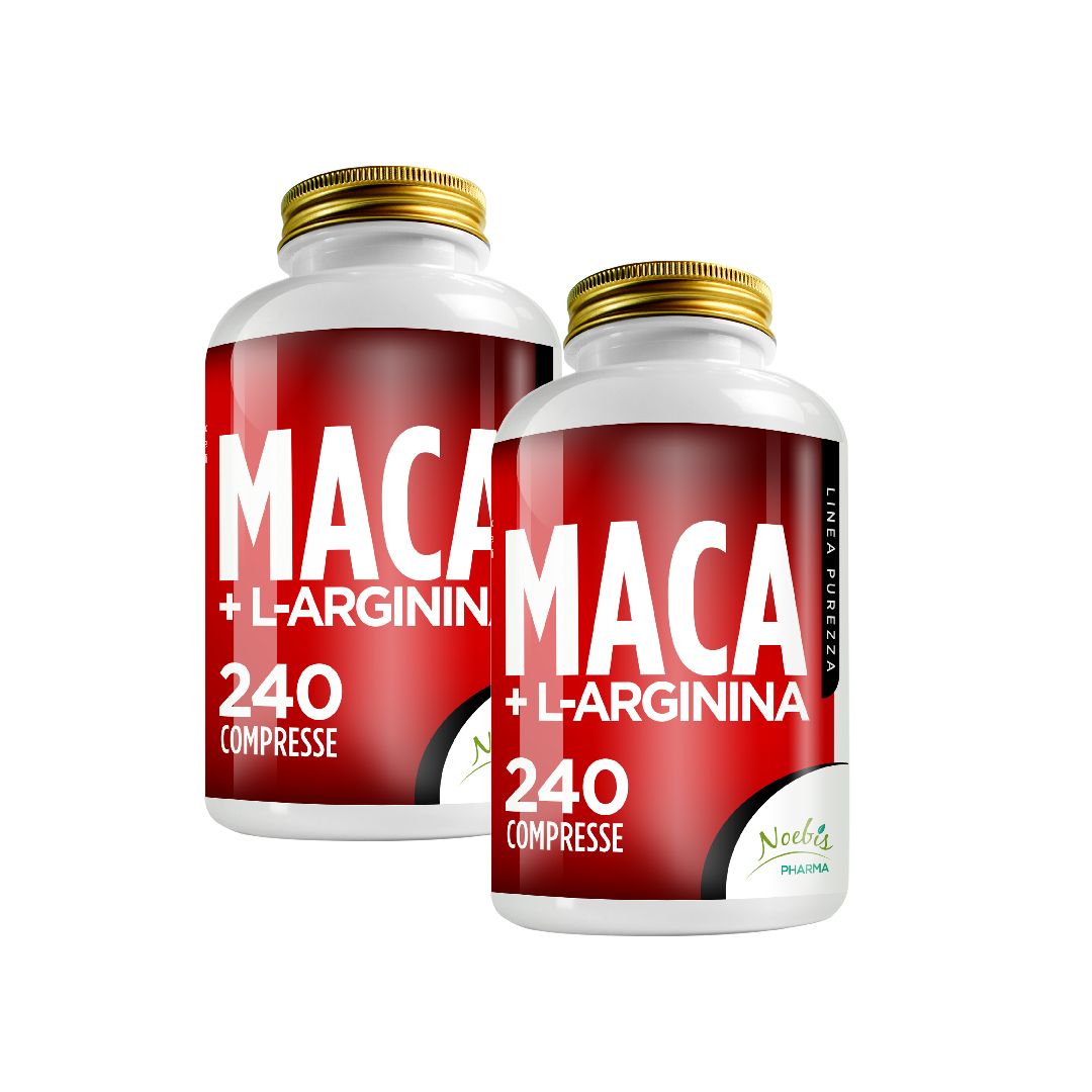 Noebis Pharma Maca 4:1 + L-Arginina – 240 Compresse